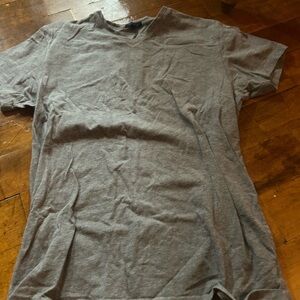 Classic Gray V-Neck Men's Tee